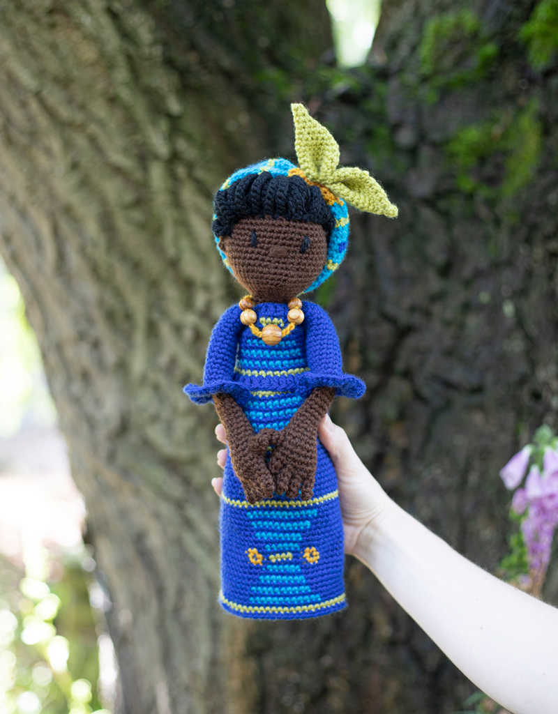 TOFT doll club Wangari Maathai crochet pattern
